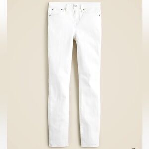 NWT! J.Crew 9" toothpick women’s jean in white wash. Size 30. $128 #BQ310